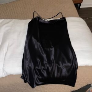 NWT H&M Black Slip Dress